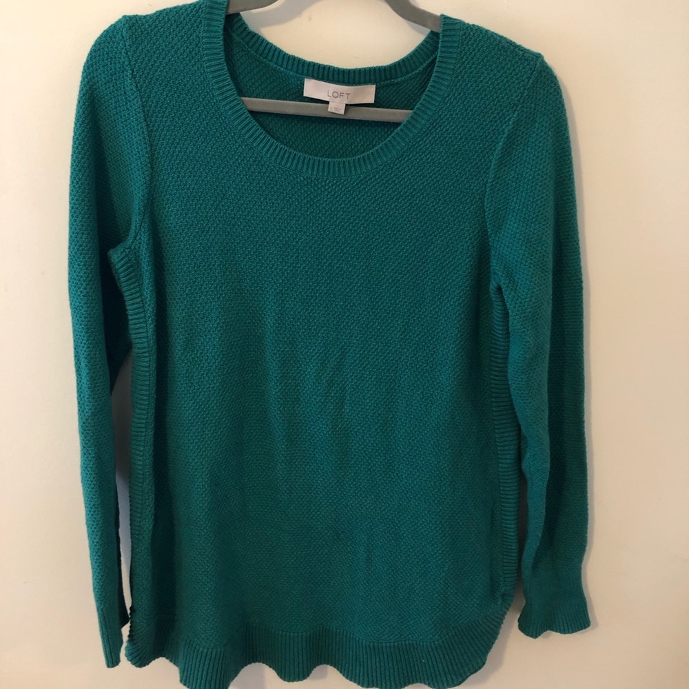 Teal LOFT Tunic Sweater